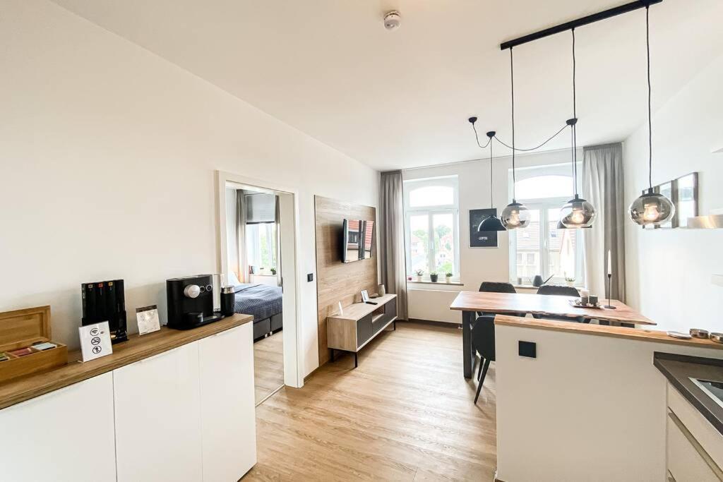 Luxus-Apartment In Leipzig Mit Privat-Parkplatz Eksteriør billede