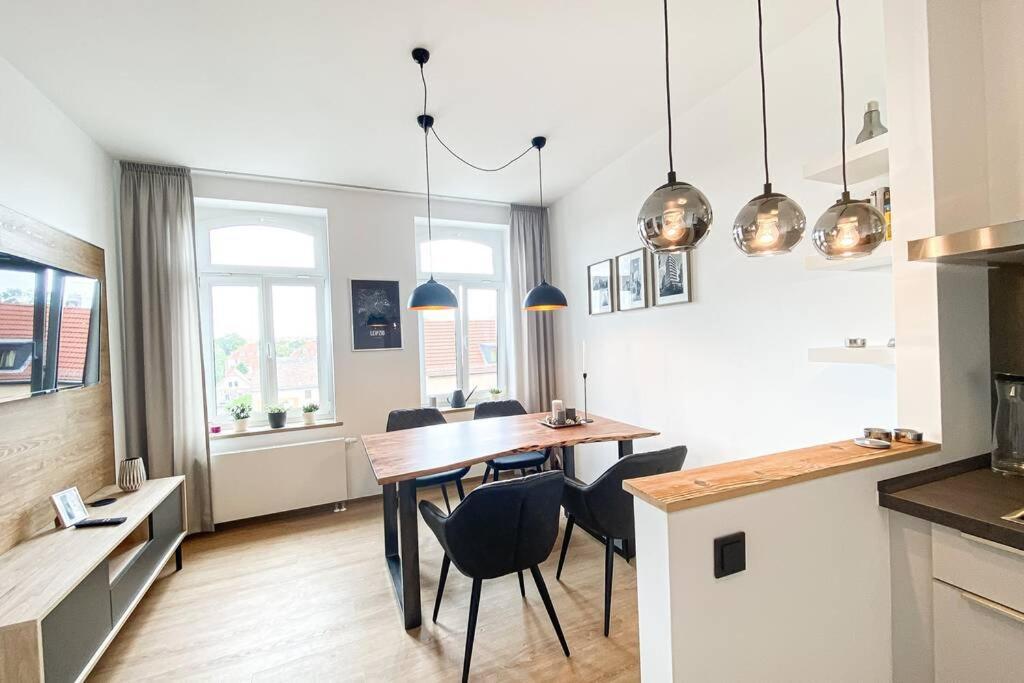 Luxus-Apartment In Leipzig Mit Privat-Parkplatz Eksteriør billede