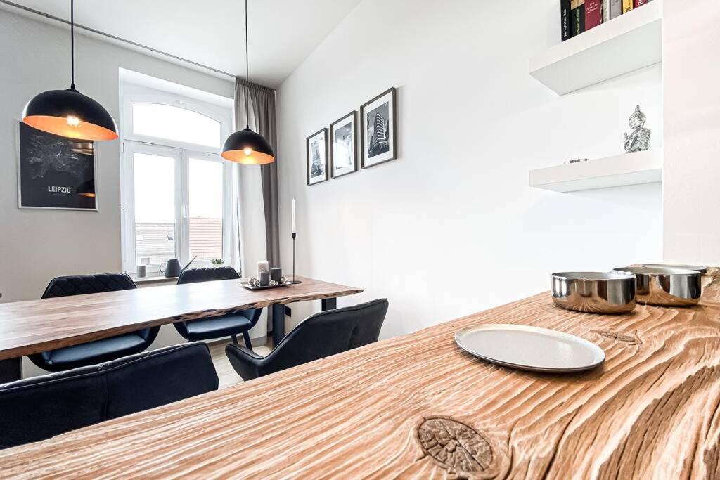 Luxus-Apartment In Leipzig Mit Privat-Parkplatz Eksteriør billede