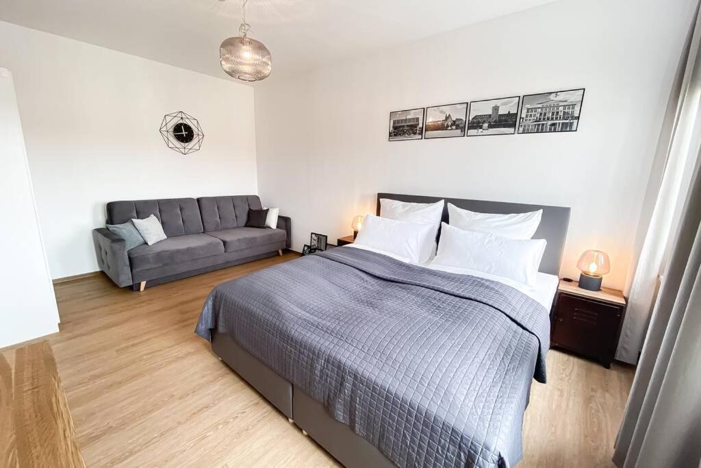 Luxus-Apartment In Leipzig Mit Privat-Parkplatz Eksteriør billede